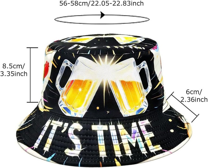 CNUSER Bucket Hat for Women Men,Travel Sun Beach Cap,Unisex Fishing Outdoor Boonie - Image 4